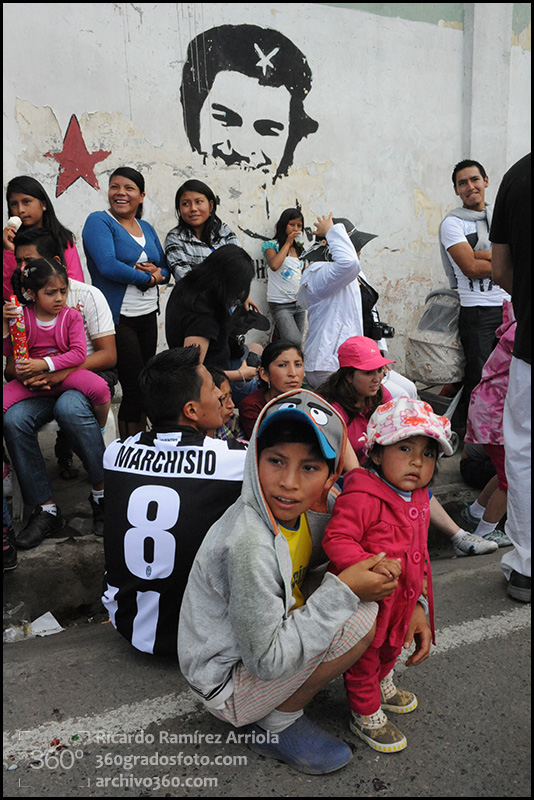 Carnaval 2013. Guaranda, provincia de Bolivar, Ecuador., 10 de febrero de 2013.