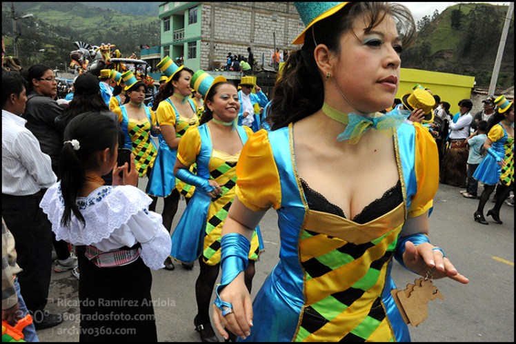 Carnaval 2013. Guaranda, provincia de Bolivar, Ecuador., 10 de febrero de 2013.
