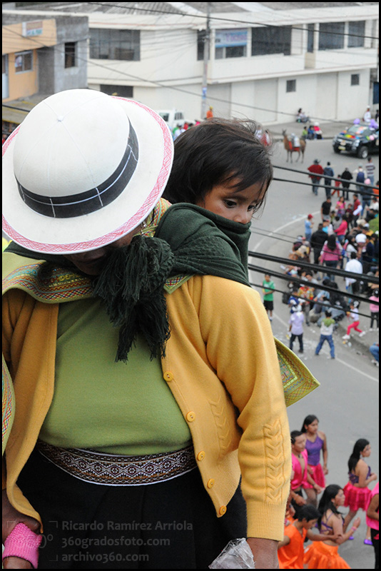 Carnaval 2013. Guaranda, provincia de Bolivar, Ecuador., 10 de febrero de 2013.
