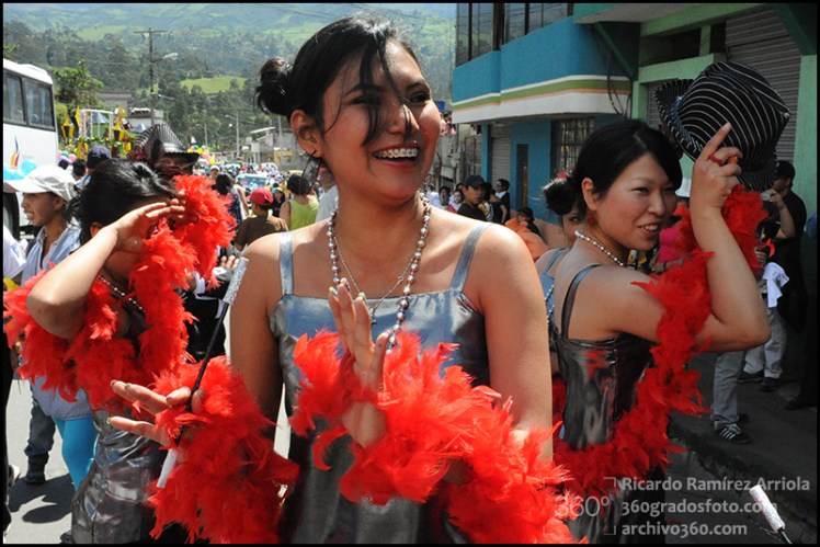 Carnaval 2013. Guaranda, provincia de Bolivar, Ecuador., 10 de febrero de 2013.