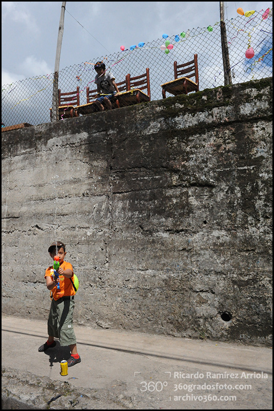 Carnaval 2013. Guaranda, provincia de Bolivar, Ecuador., 10 de febrero de 2013.